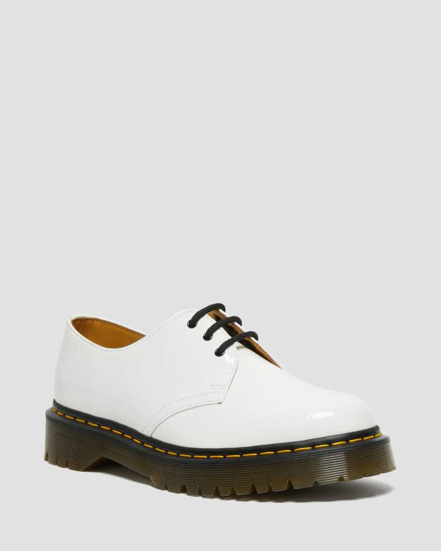 Dr. Martens 1461 Bex Patent Deri Erkek Oxford Ayakkabı - Ayakkabı Beyaz |NZDCY9720|